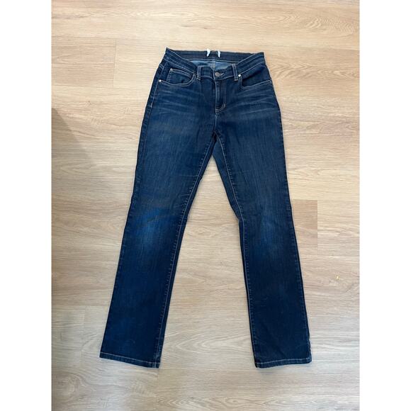 EILEEN FISHER Womens Jeans Size 6 System Organic Cotton Dark Blue Stretch Skinny - Picture 1 of 5